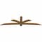 Ekena Millwork Davenport Timber Gable Bracket, Western Red Cedar, 108"W x 31 1/2"H x 1 1/2"D x 5 1/2"F, 7/12 Pitch GBW108X31X0206DAV00SWR - alternate 2